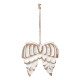 Beauty Home Ξύλινο Φτερά Αγγέλου  Αντικέ 13 cm