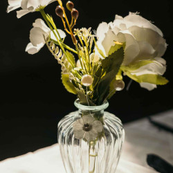 Beauty Home Βάζο γυάλινο Jeanne – Διαφανο Ø7,5×10,5cm – 180ml Beauty Home Βάζο γυάλινο Jeanne – Διαφανο Ø7,5×10,5cm – 180ml