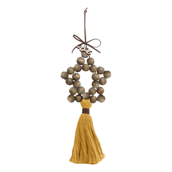 Beauty Home ΚΡΕΜΑΣΤΟ ΑΣΤΕΡΙ ΜΕ ΞΥΛΙΝΕΣ ΧΑΝΤΡΕΣ ΚΡΟΚΙ