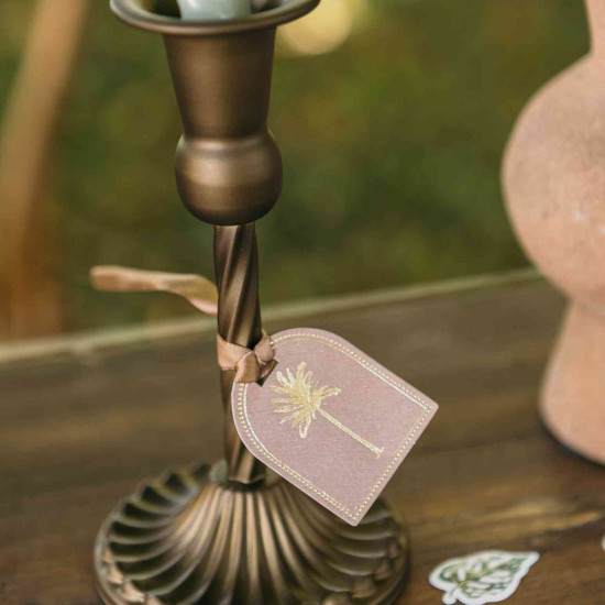 Beauty Home 9 Ετικέτες Χάρτινες με θέμα “Ανατολής” – Καφέ , κρεμ και μπεζ 5,2 x 4 cm