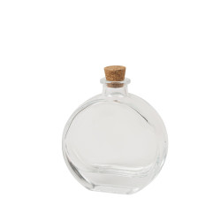 Beauty Home Μικρό μπουκάλι με φελλό Inès 9x10x3,6cm – 100ml