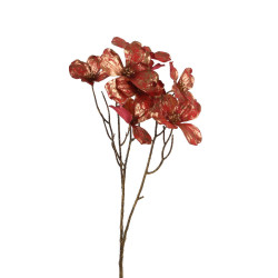 Beauty Home Λουλούδι Κόκκινο Χρυσό 6 x 12  x 75 cm