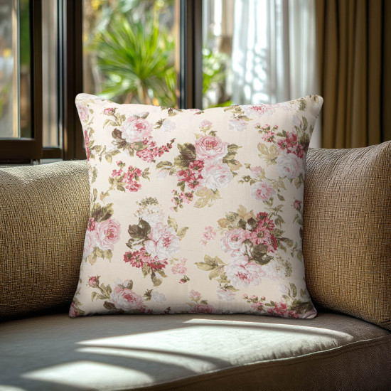 Beauty Home Μαξιλαροθήκη ΦΛΟΡΑΛ VINTAGE