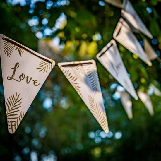 Beauty Home ΧΑΡΤΙΝΗ ΓΙΡΛΑΝΤΑ LOVE 15x21cm