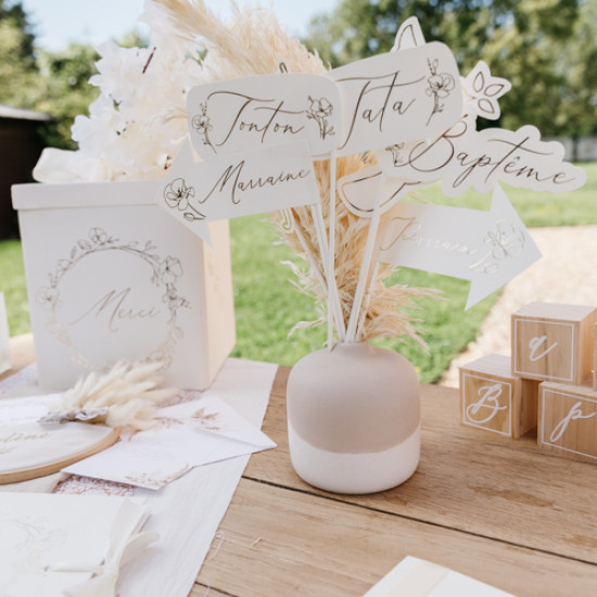 Beauty Home Βάζο κεραμικό Diana σε διχρωμία – κρέμ μπεζ 11×11,5cm