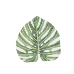 Beauty Home 20 Χαρτοπετσέτες σχέδιο Monstera 31,5x32cm