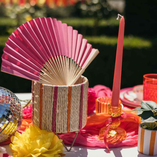 Beauty Home 2 κεριά – Φούξια Ø2.2 x 25 cm