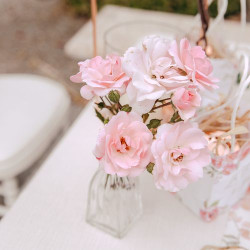 Beauty Home Βάζο γυάλινο Rosalie 11 x 5,3 cm