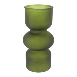 Beauty Home Βάζο γυάλινο Judith – Ματ Λάδι Ø11x25cm – 1600ml