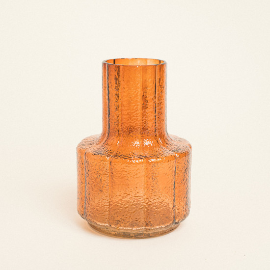 Beauty Home Γυάλινο Βάζο 13.5 x 19 cm