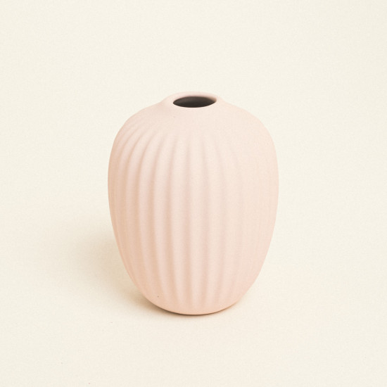 Beauty Home Ματ Κεραμικό Βάζο 8 cm x 10 cm Πορτοκαλί Beauty Home Ματ Κεραμικό Βάζο 8 cm x 10 cm Πορτοκαλί