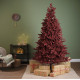 Beauty Home Χριστουγεννιάτικο Δέντρο Μπορντώ 152cm x 240cm