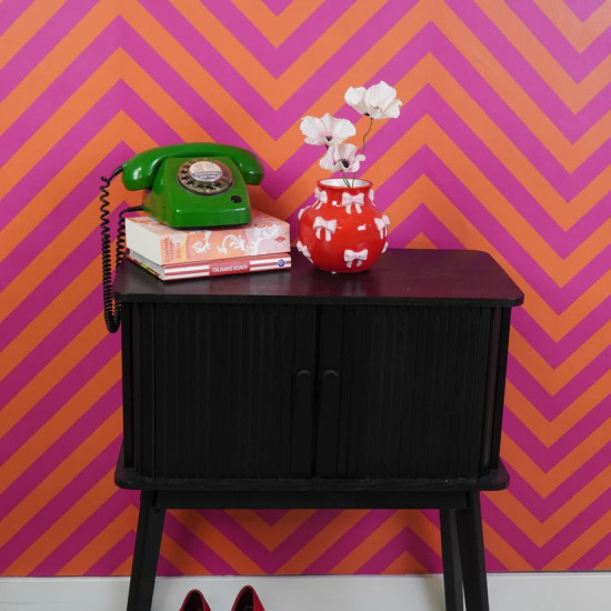 Beauty Home Βάζο Κορδέλες 14,5 x 14,5 x 13 cm