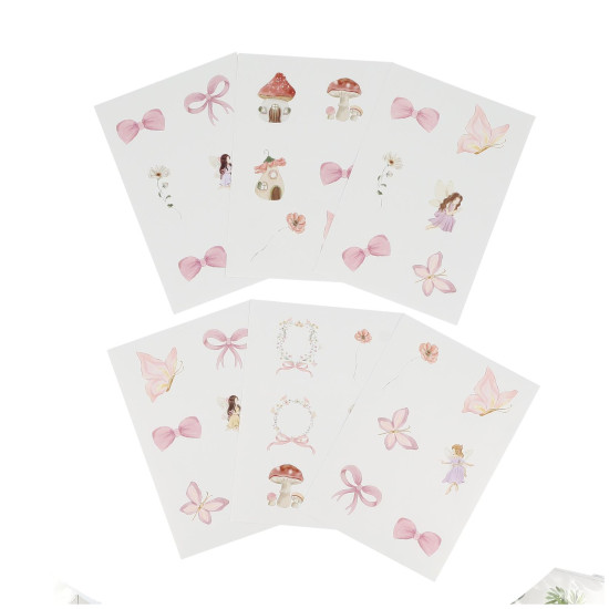 Beauty Home 36 αυτοκόλλητα με θέμα “Fairy World” – Τα μεγέθη κυμαίνονται από 3,5 έως 6,5 cm