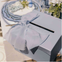 Beauty Home Κουτί από χαρτόνι για ευχετήριες κάρτες – Γαλάζιο 19,5x12x19,5cm