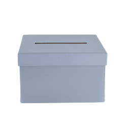 Beauty Home Κουτί από χαρτόνι για ευχετήριες κάρτες – Γαλάζιο 19,5x12x19,5cm