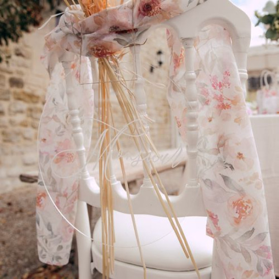 Beauty Home Διακοσμητικο “Κύριος και Κυρία” με Κορδόνι Διαφανές Ακρυλικό Γυαλί Ø30εκ.