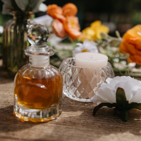 Beauty Home Κηροπήγιο γυάλινο Chloe – Διάφανο 7,5x4cm