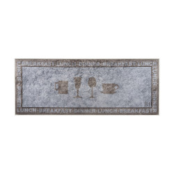 Beauty Home Πατάκι κουζίνας Art 9070 60x160 Γκρι,Μπεζ