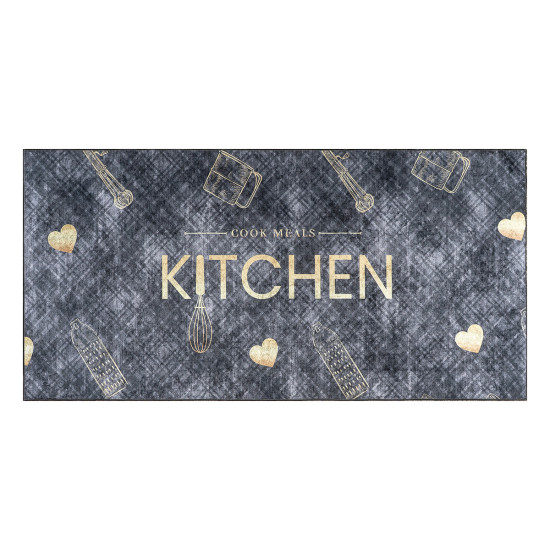 Beauty Home Χαλάκι κουζίνας Art 9076 100x200 Μπεζ,Καφέ