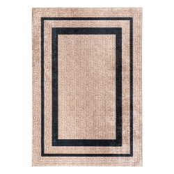 Beauty Home Πατάκι Sunny Art 9140 65x140 Μπεζ,Μαύρο