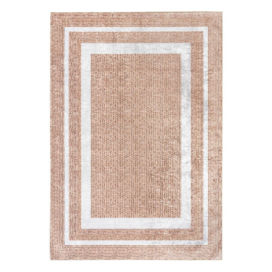 Beauty Home Πατάκι Sunny Art 9140 65x140 Μπεζ,Λευκό Beauty Home Πατάκι Sunny Art 9140 65x140 Μπεζ,Λευκό