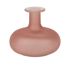 Beauty Home Γυάλινο Βάζο Emy Ροζ 12 x 11 CM – 470ml