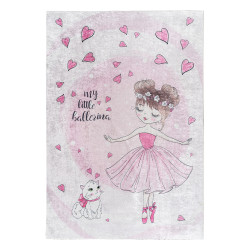 Beauty Home Χαλί παιδικό Fun Art 9591 120x180 Ροζ