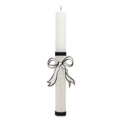 Beauty Home ΛΑΜΠΑΔΑ ΛΕΥΚΗ 25cm ΦΙΟΓΚΟΣ ΧΑΡΤΙΝΟΣ