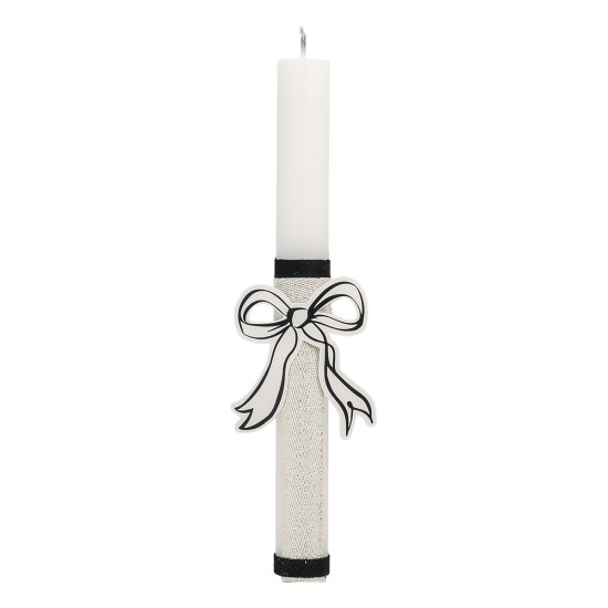 Beauty Home ΛΑΜΠΑΔΑ ΛΕΥΚΗ 25cm ΦΙΟΓΚΟΣ ΧΑΡΤΙΝΟΣ