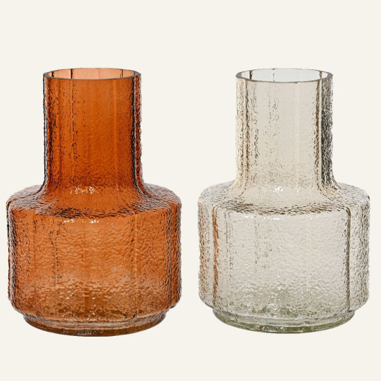 Beauty Home Γυάλινο Βάζο 13.5 x 19 cm