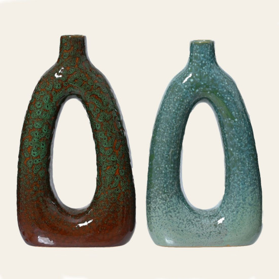 Beauty Home ΒΑΖΟ ΠΟΡΣΕΛΑΝΙΝΟ 18,5 x 6,8 x 32 cm