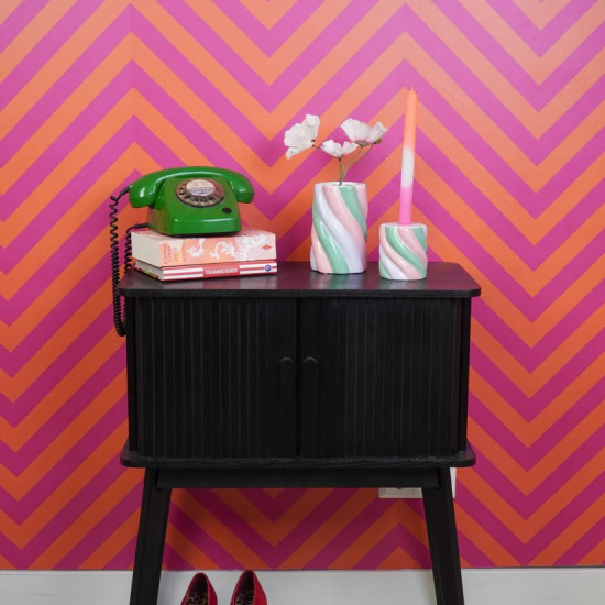 Beauty Home Βάζο “Marshmellow” – Ροζ/Μέντα/Λιλά – 10x10x15cm