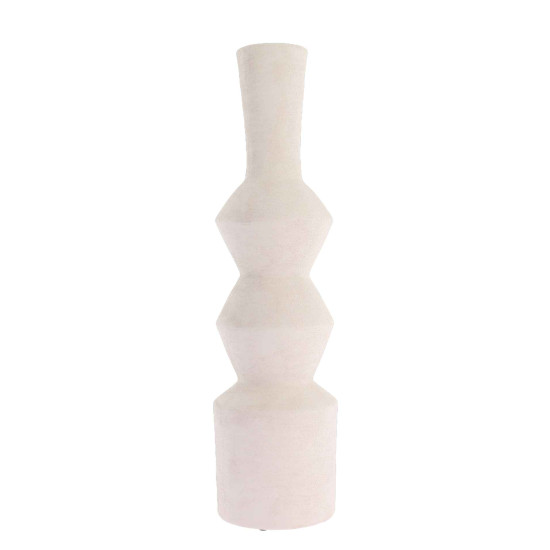 Beauty Home Βάζο Κεραμικό Sienna – Λευκό Ø15x60cm