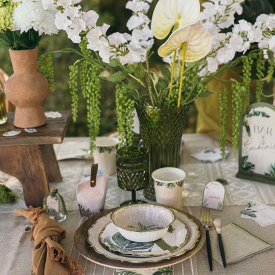 Beauty Home 10 Καρτελάκια Coco Palm Χαρτί