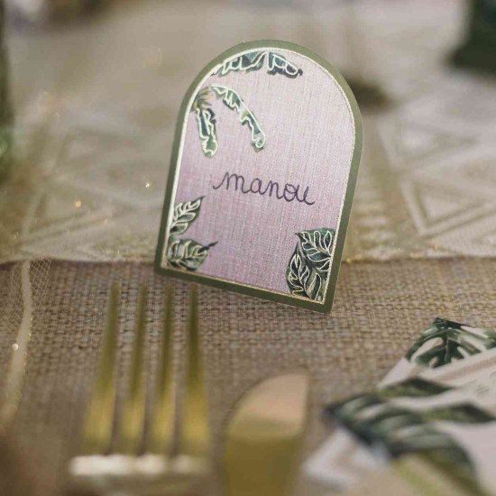 Beauty Home 10 Καρτελάκια Coco Palm Χαρτί