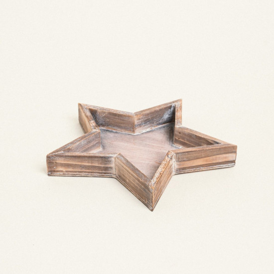 Beauty Home ΞΥΛΙΝΟ ΑΣΤΕΡΙ 29 x 28 x 3 CM