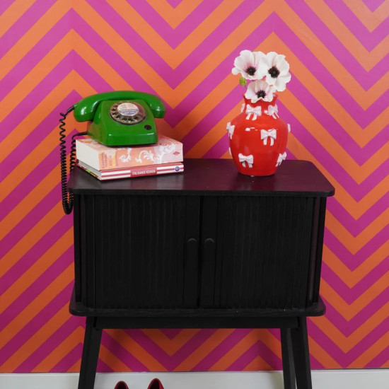 Beauty Home Βάζο Κορδέλες 14 x 14 x 19 cm