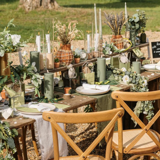 Beauty Home 9 Ετικέτες Χάρτινες – Κρεμ,λαδί και Πράσινο Ευκάλυπτου 6 x 3 cm