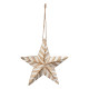 Beauty Home Ξύλινο Αστέρι  Σκαλιστό 13 cm