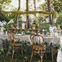 Beauty Home Κλαδί βελούδο με 4 φύλλα monstera 60 cm