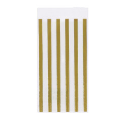 Beauty Home 10 Σακούλες με λαδι Ρίγες 8,5x16cm – Κατάλληλες για Τρόφιμα