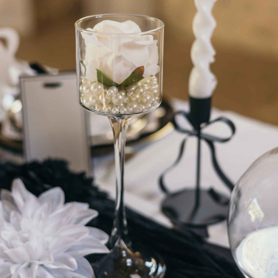 Beauty Home Φωτιστικό Harmonie Διαφανές γυαλί Ø7x23cm