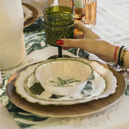 Beauty Home Ποτήρι επαναχρησιμοποιούμενο πλαστικό Élixir  – Λαδί 270ml