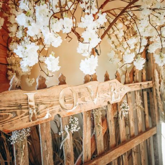 Beauty Home ΑΥΤΟΚΟΛΛΗΤΑ ΧΡΥΣΟ LOVE 15 CM