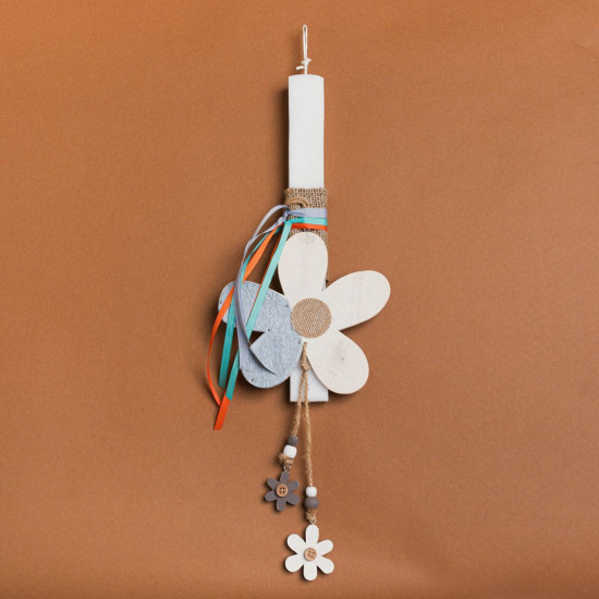 Beauty Home ΛΑΜΠΑΔΑ 33cm ΞΥΛΙΝΗ ΜΑΡΓΑΡΙΤΑ ΕΚΡΟΥ ΣΕ ΣΥΣΚΕΥΑΣΙΑ ΔΩΡΟΥ Beauty Home ΛΑΜΠΑΔΑ 33cm ΞΥΛΙΝΗ ΜΑΡΓΑΡΙΤΑ ΕΚΡΟΥ ΣΕ ΣΥΣΚΕΥΑΣΙΑ ΔΩΡΟΥ