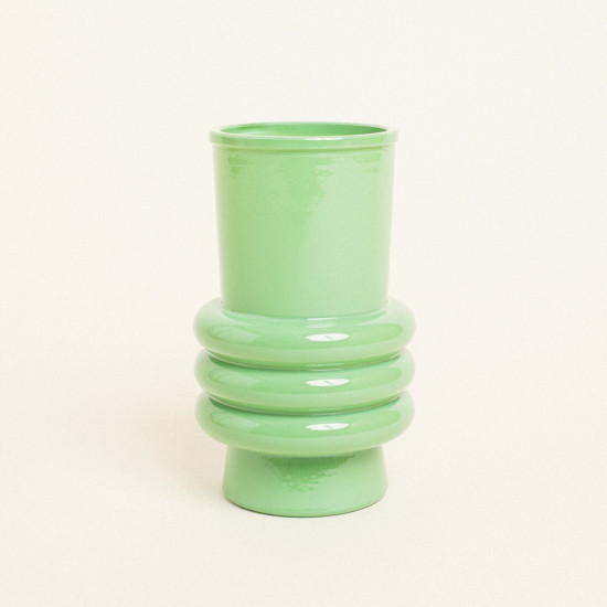 Beauty Home Γυάλινο Βάζο Ελάνη 17 CM