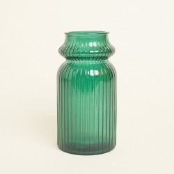 Beauty Home Γυάλινο Βάζο Ίριδα 28 CM