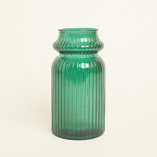 Beauty Home Γυάλινο Βάζο Ίριδα 28 CM