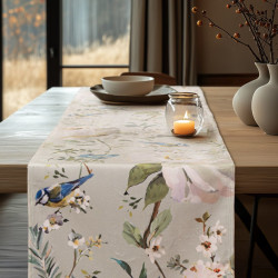 Beauty Home ΡΑΝΝΕΡ ΒΕΛΟΥΔΟ PEONY AND BIRD